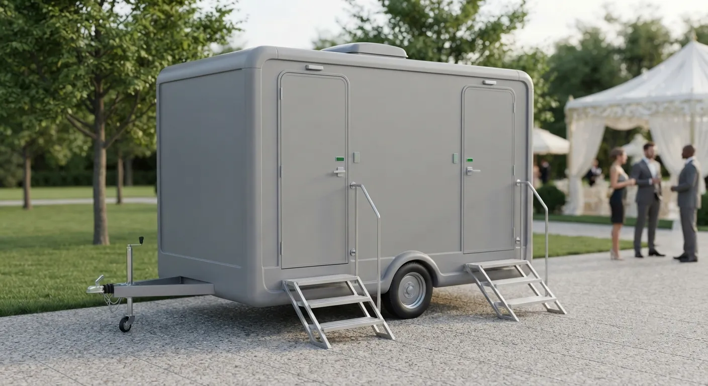 2 Stall Restroom Trailer in Newark, NJ