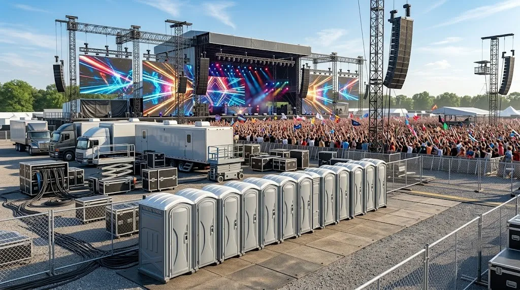 Concert Restroom Rental in Newark, NJ